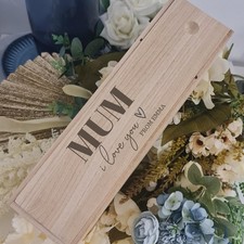 Personalised Timber Alcohol Gift Boxes (Alcohol NOT included)