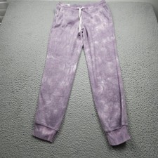 Members Mark Pants Womens Large Purple Sweatpants Joggers Gym Activewear New