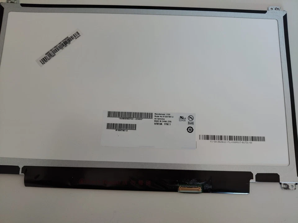 Displey LED AU Optronics 13.3 Zoll 30Pin /B133XTNO1. 6-1366X768 - Bild 3 von 3