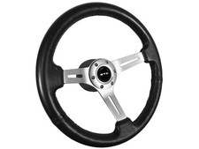 1969-1974 Pontiac Lemans Gto 14 Black Leather Steering Wheel Kit 1969-1974 Pontiac Lemans Gto 14 Black Leather Steering Wheel Kit