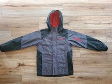 Boys COLUMBIA 10/12 spring Windbreaker Rain Jacket Waterproof Coat Black Gray M