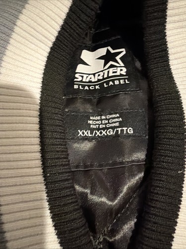 Giacca Shoepalace Las Vegas Raiders XXL Uomo Starter Etichetta Nera - Foto 2 di 7