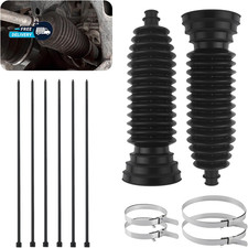 Inner Tie Rod Boot Kitmulti-size Adjutable Rack And Pinion Boot Kit With 2pcs