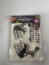Costume Tattooes  Skeleton 30 Sheets  5" x 7"  6 Years