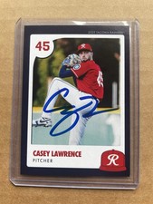 Signed 2025 Tacoma Rainiers Casey Lawrence Seattle Mariners Autographed