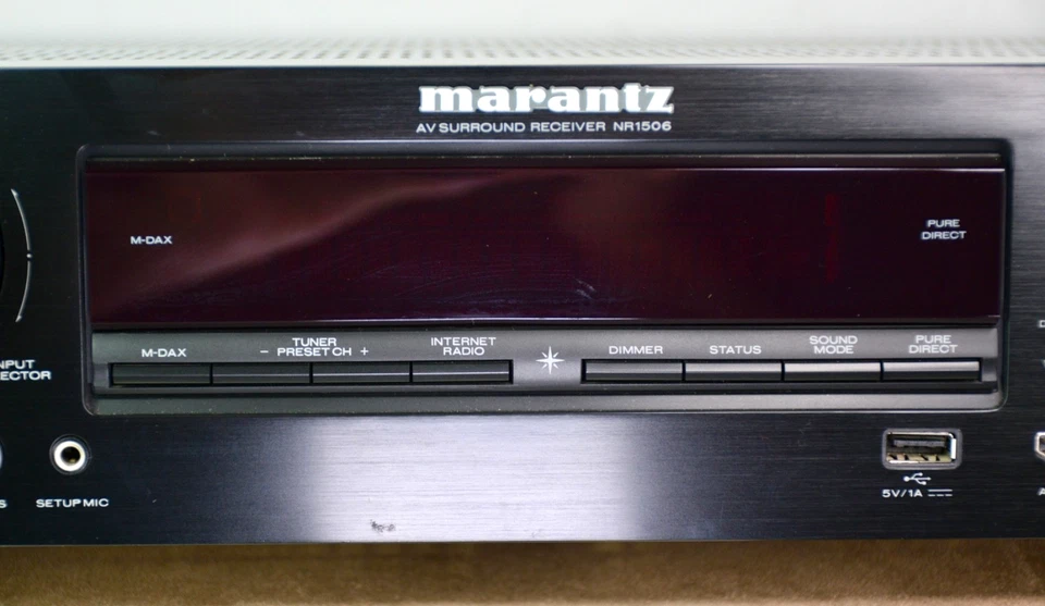 Marantz NR1506 Ultra HD 5.2 Channel 4K 3D A/V Receiver 100W Bluetooth WiFi XLNT! - Image 3 of 4