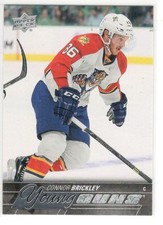 2015-16 UPPER DECK UD YOUNG GUNS RC: # 249 CONNOR BRICKLEY FLORIDA PANTHERS