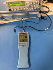 Aaronia HF-6080 hand-held spectrum analyzer with Hyperlog 7060 antenna