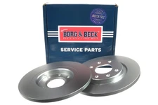Citroen Berlingo Peugeot Partner Front Brake Disc 266mm Borg & Beck BBD4078 PAIR