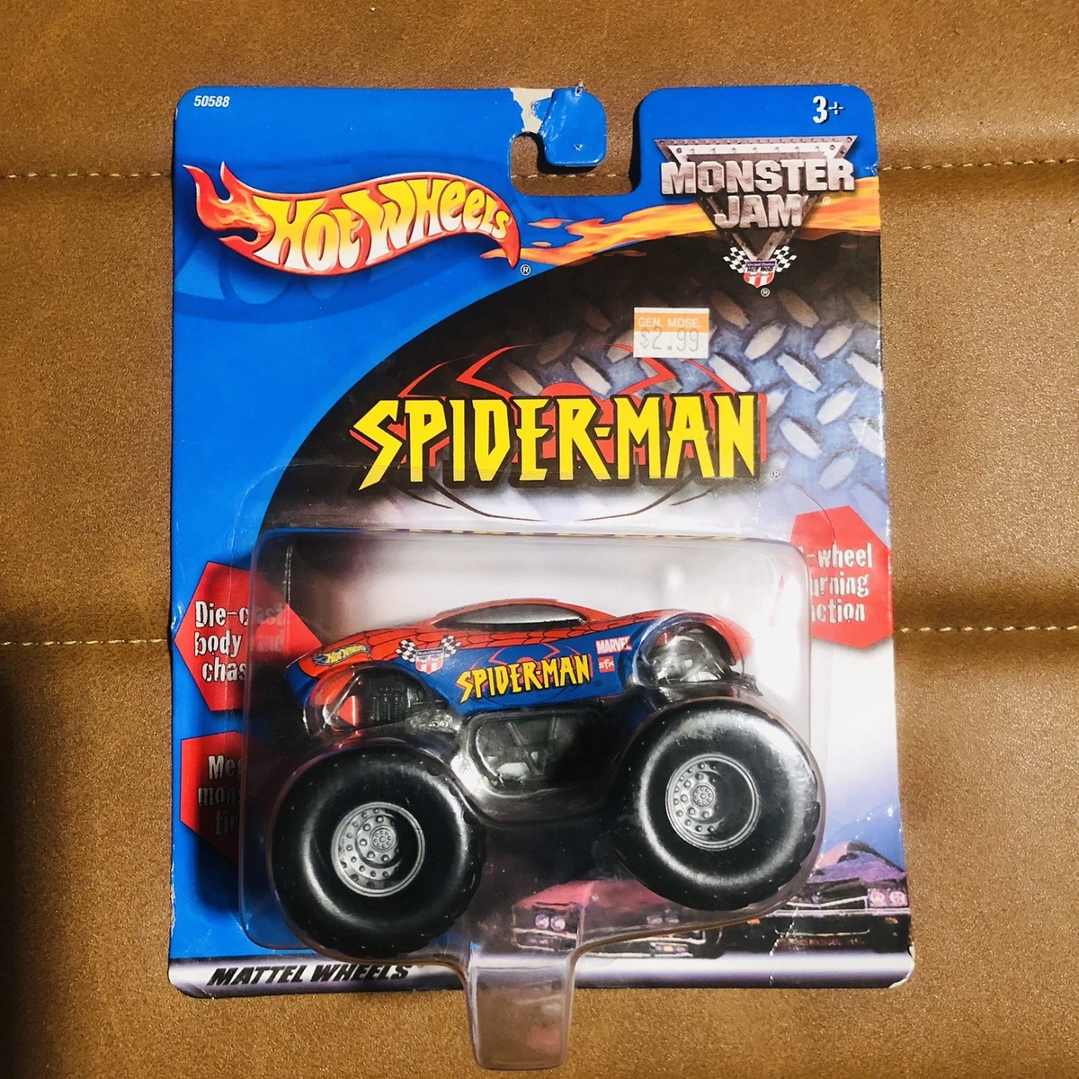 Hot Wheels Monster Jam Spider-Man Contemporary Manufacture Diecast