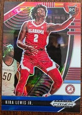 2020 PRIZM DRAFT PICKS KIRA LEWIS JR RED/WHITE/BLUE PARALLEL RC CARD #24 NM/MT