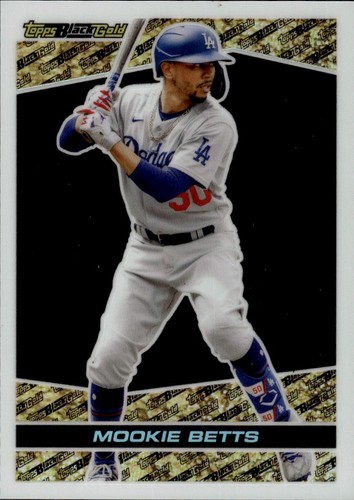 2021 Topps Update Topps Black Gold #BG-7 Mookie Betts Los Angeles Dodgers