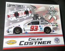 Nascar ARCA Driver #93 Caleb Costner Lickety Lew’s #93 Postcard 2025