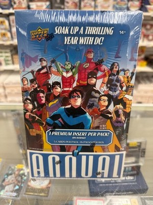 2023-24 Upper Deck DC Annual HOBBY BOX Look for Sketch Cards Factory Sealed