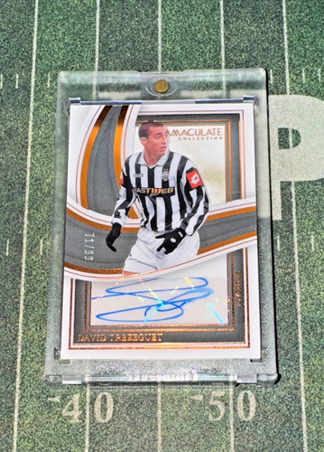 2023-24 Panini Immaculate Shadowbox David Trezeguet Juventus Auto /99 SSP ππ₯