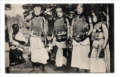 DER EINHEIMISCHE TANZ: Sansibar Postkarte (C97197)