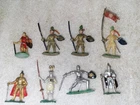 Lot of Marx Miniature Castle Knights Viking Figures