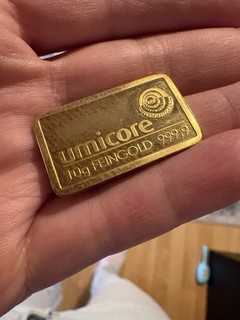 goldbarren Umicore 999 – 10 g – ungeprüft