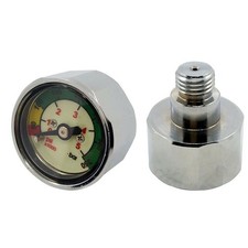 1x Scuba Diving Pony Bottle Pressure Gauge Face 300 BAR/5000 PSI 7/16" Thread US