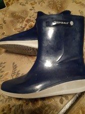 Blaue Damen  Gummistiefel Gr 39