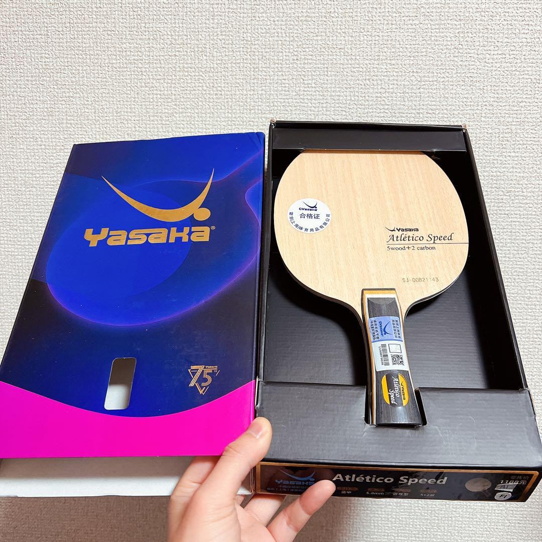 Yasaka Atletico Speed ​​Table Tennis Racket Shake Fl F1 | eBay