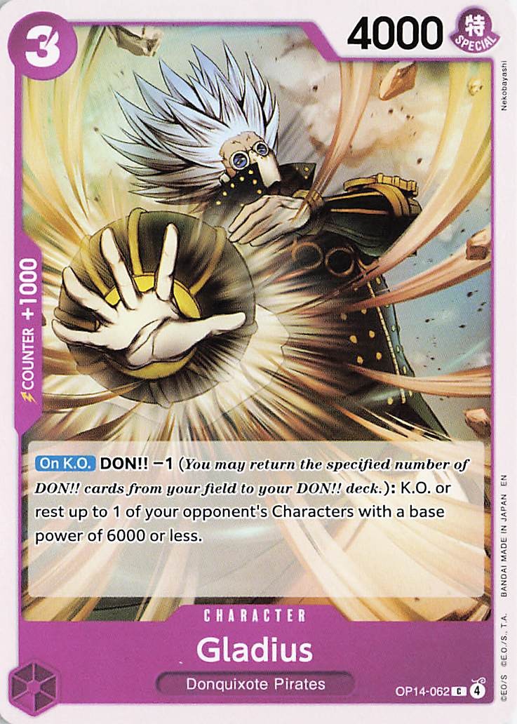 The Azure Sea's Seven #OP14-062 Gladius