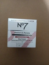 no7 Restore & Renew Multi Action Face & Neck SPF 30 Day Cream 1.69 oz
