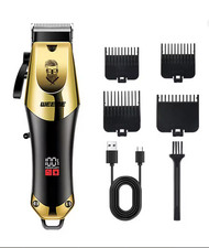 Vintage T9 Rechargeable Hair Clipper - Professional Men's Hair Cutting Machine