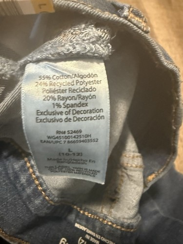 Wonder Nation Mädchen Schlag Stretch Jegging Jeans L 10-12 - Bild 3 von 3