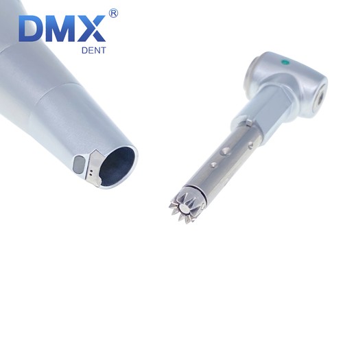 DMXDENT Dental Low Speed Handpiece Fiber Optic 4:1/1:1 Contra Angle fit KaVo - Picture 14 of 23