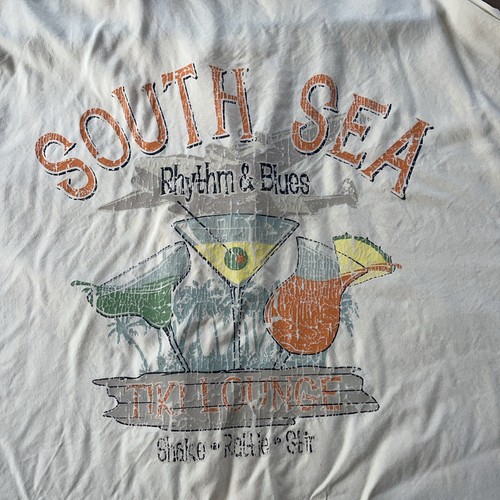 Vintage Puritan South Sea Tiki Lounge Rhythm & Blues rayon Button-Up Shirt 3XL - Picture 5 of 8