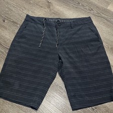 Men  s HANG TEN Blue Striped Board Shorts Size 32