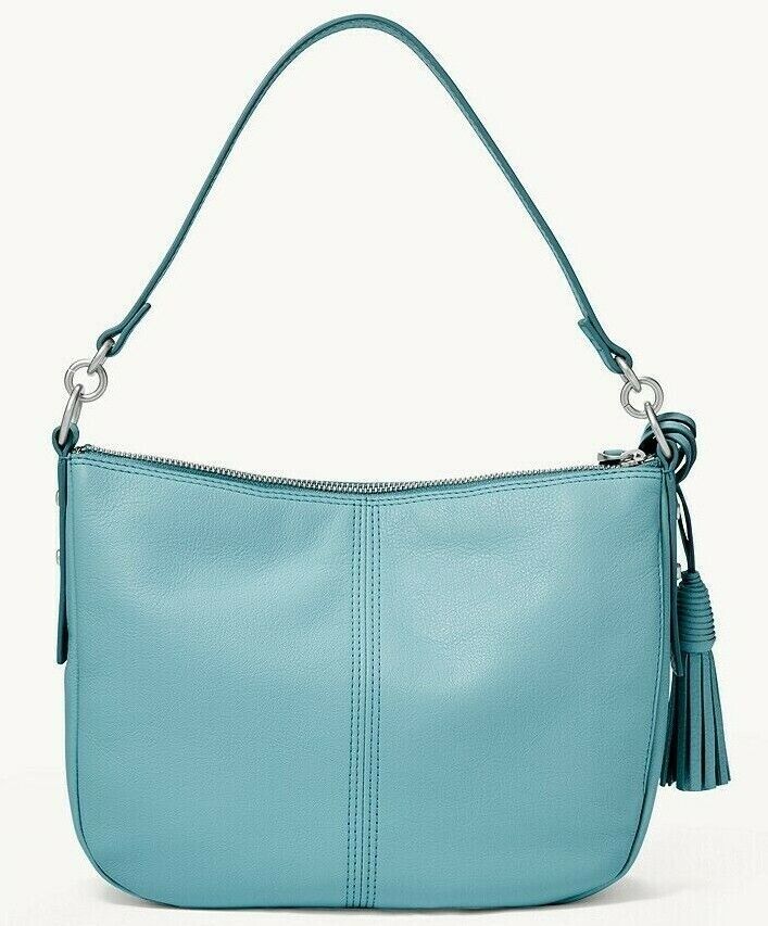 Fossil Jolie Crossbody Shoulder Bag Turquoise Blue Leather ZB1508441 NWT $198 Y