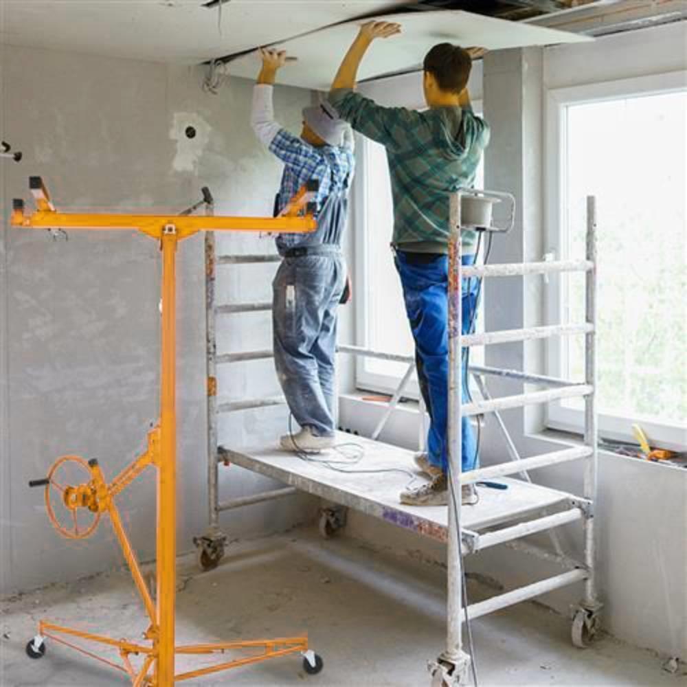 16 Feet Drywall Lift Hoist Sheetrock Panel Plasterboard Jack Lifter