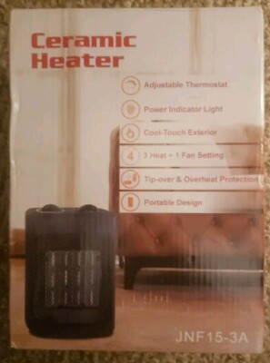 Adjustable Small Ceramic Heater JNF15-3A NEW