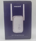 Macard Model N300 White WiFi Range Extender 300Mbps NIB