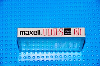 Cassette Audio Vierge Maxell UDXL II 60 Minutes – Sous Blister D'origine