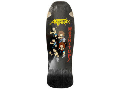 BRAND-X ANTHRAX Mosh it up! 10'' Limited Skateboard Deck schwarz
