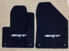 Black Lloyd Velourtex Carpet 2pc Floor Mats f...