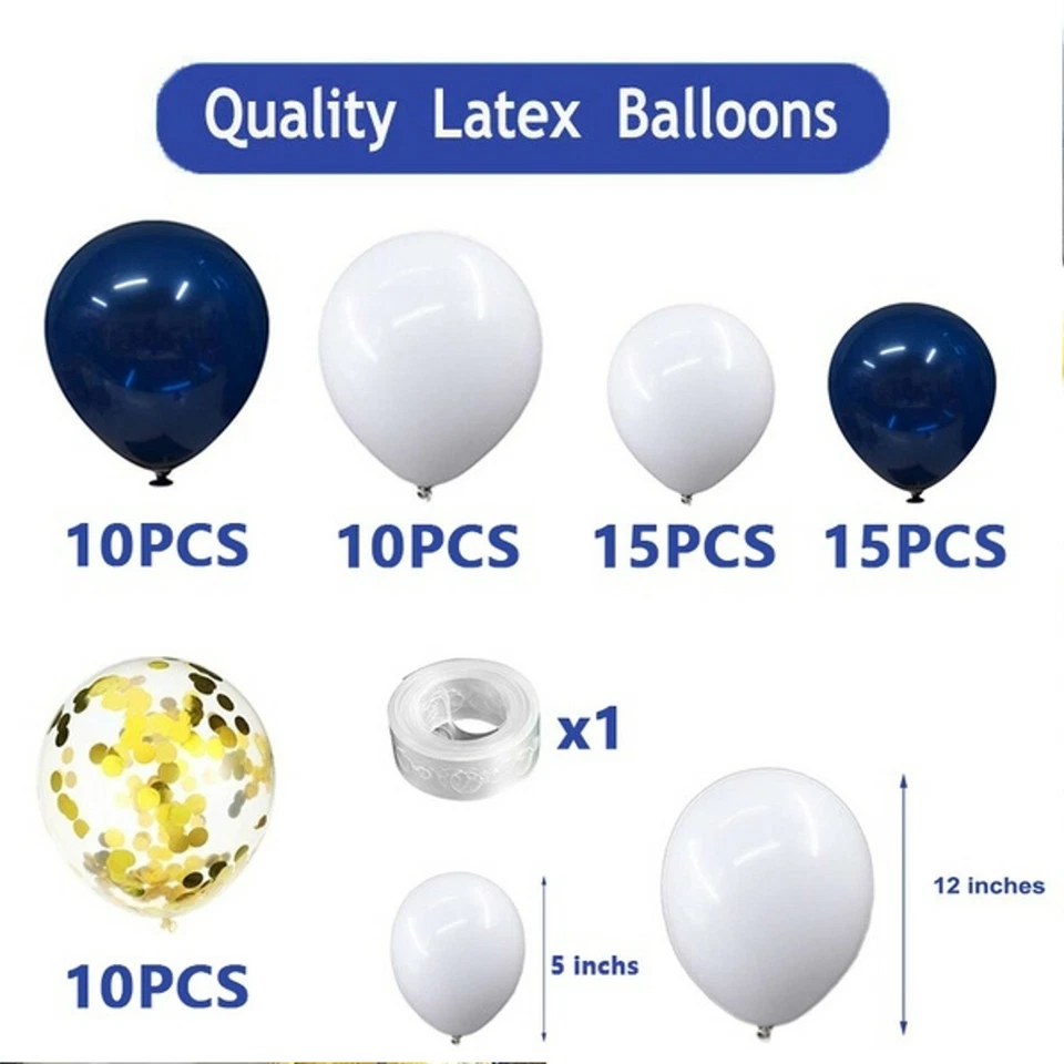 60 globos de confeti dorado látex boda brillante decoración fiesta cumpleaños + cadena 5M Foto 4 de 4