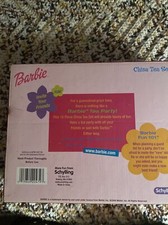 Barbie china tea set 13 pieces porcelain blue