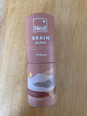 Ned Brain Blend Mushroom Liquid Tincture 1oz Organic Memory Focus Support