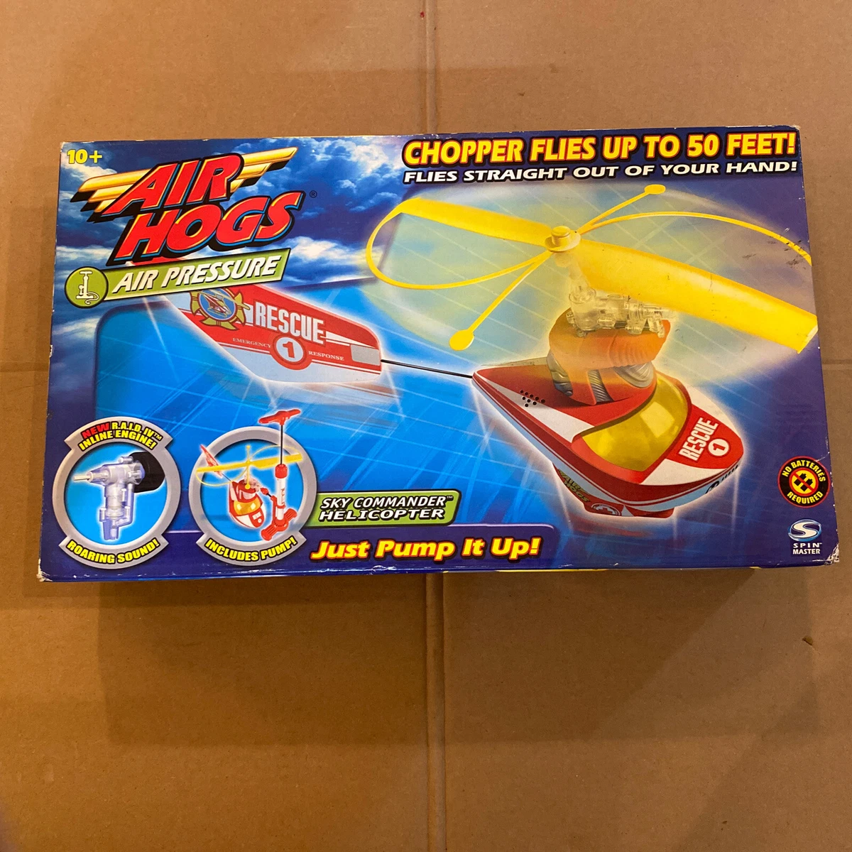 Air Hogs Sky Commander Rescue Helicopter NEW 2003 By SPIN MASTER