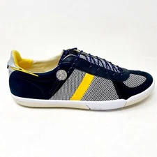 Plae Butler Mood Indigo Navy Mens Full Grain Leather Casual Sneakers 550010 419