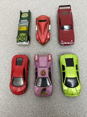 Hot Wheels Cars, Mixed Lot Of 6 Cars, Lamborghini, Green Goblin, Charger, More.