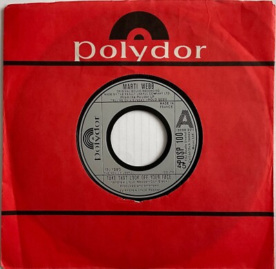 Marti Webb - Take That Look Off Your Face - 7  Vinyl Single (4)