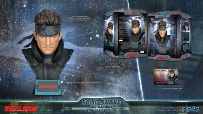 First4Figures - Metal Gear Solid Solid Snake Life-Size Bust Resin Statue