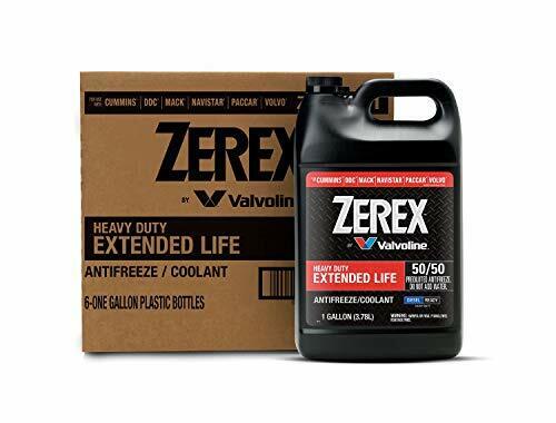 Zerex Heavy Duty Extended Life Antifreeze/Coolant, Ready to Use - 1gal (Case of
