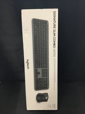 Genuine Logitech Signature Slim Combo MK955 Keyboard & Mouse Black (920-012425)