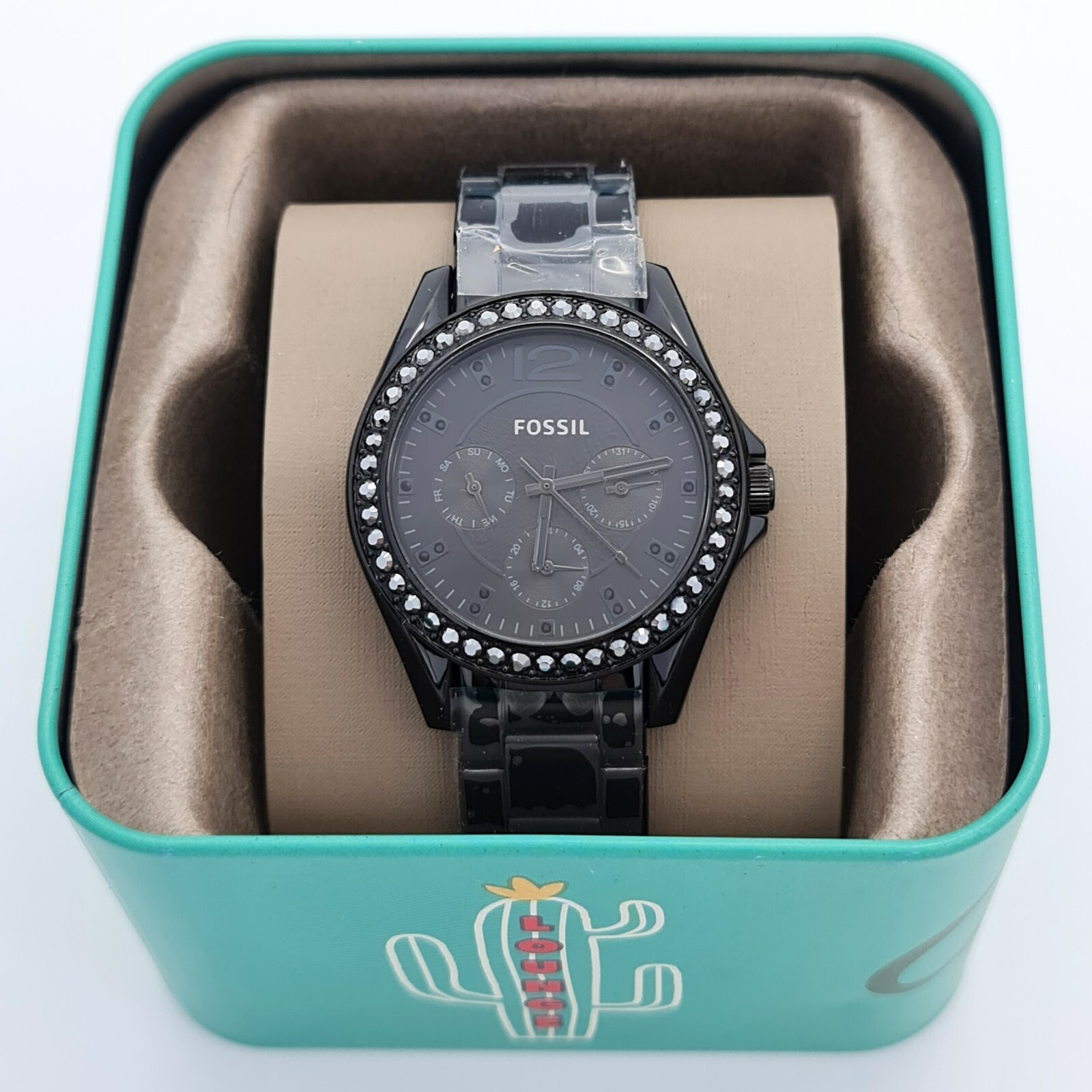 Fossil ES4519 Riley Analog Black Dial 